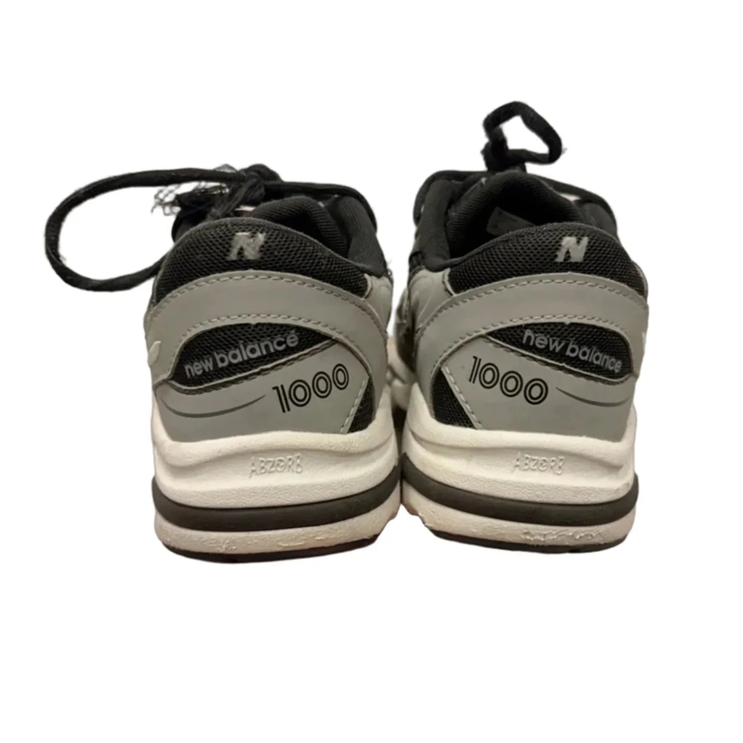 Shoes Sneakers By New Balance In Black & Grey, Size: 5.5