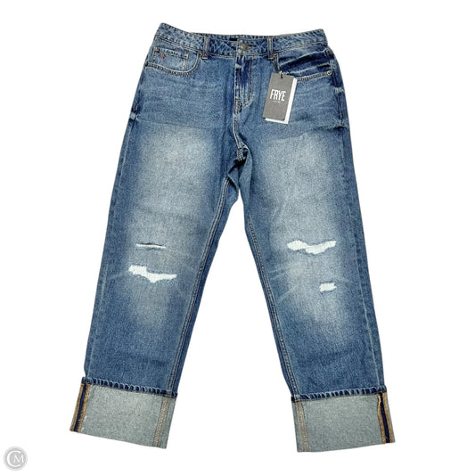 Jeans Designer By Frye In Blue Denim, Size: 4