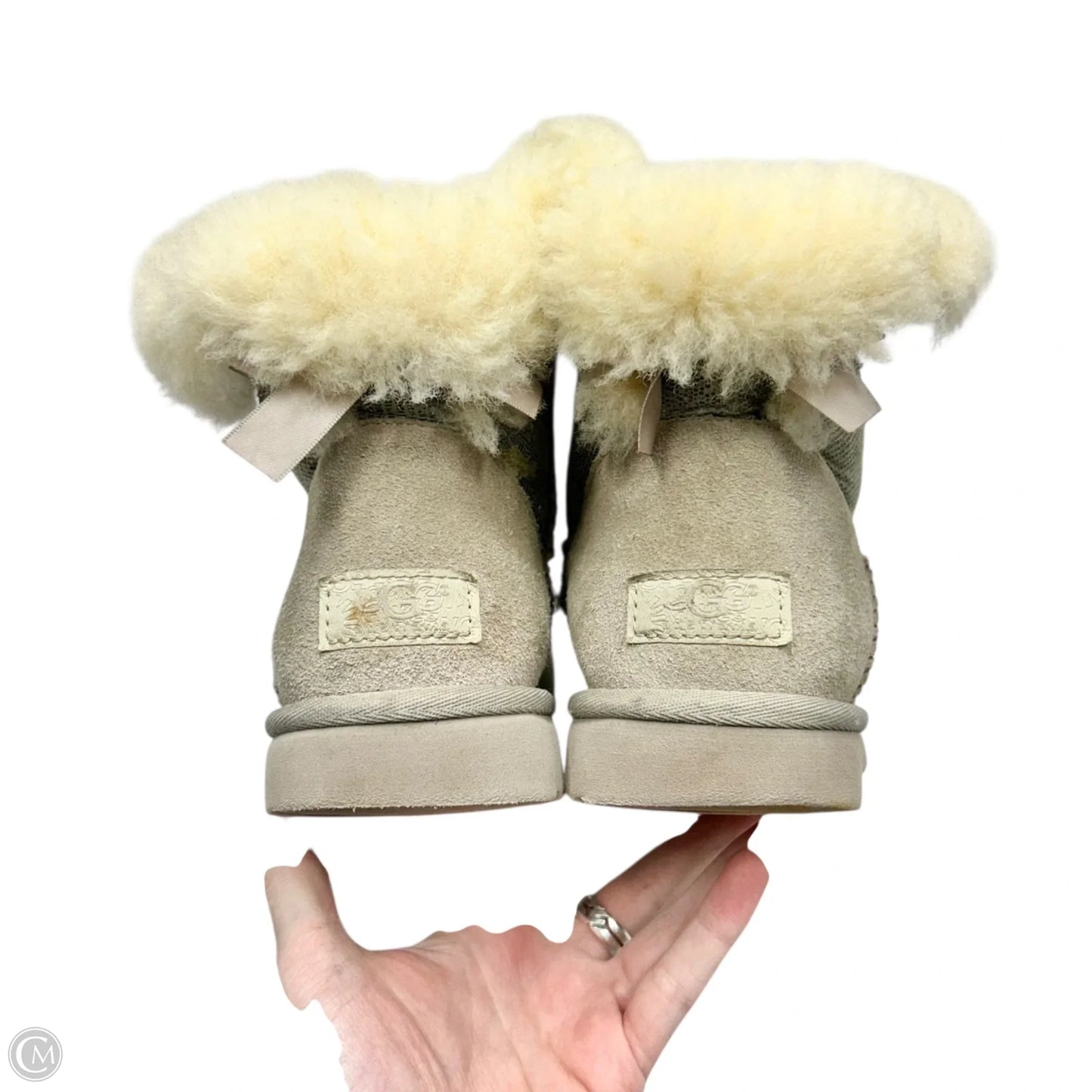 Boots Designer By Ugg In Grey, Size: 7