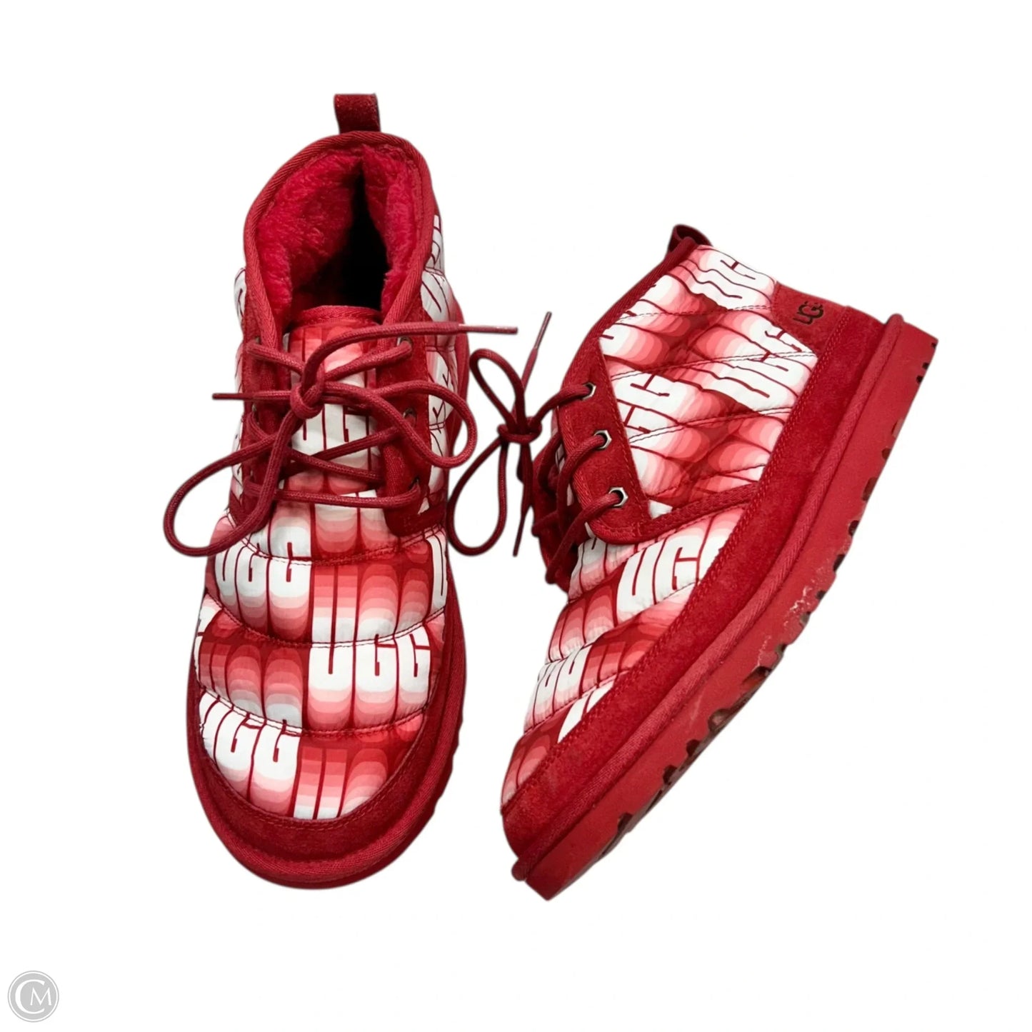 Boots Designer By Ugg In Red, Size: 11