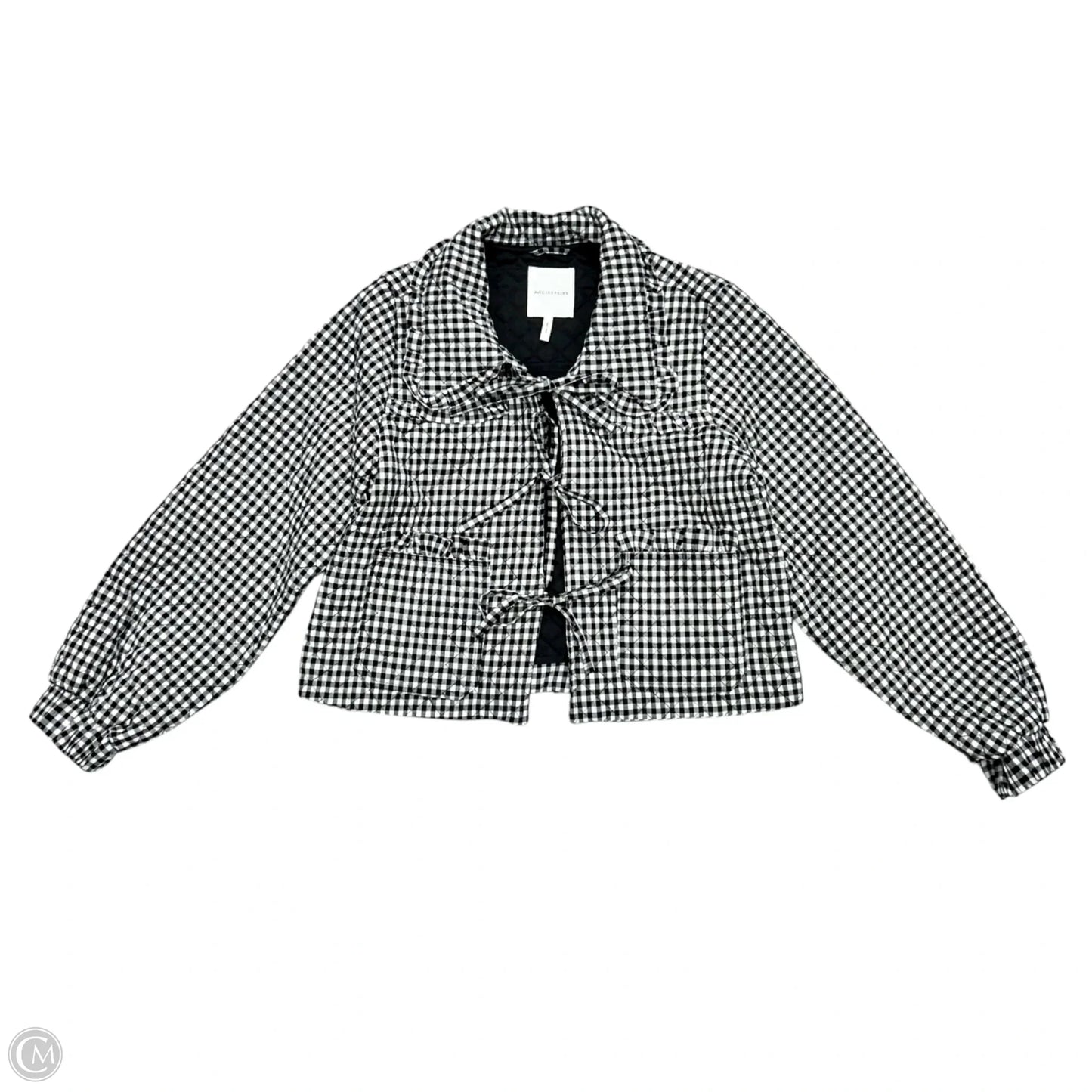 Jacket Other By Avec Les Filles In Black & White, Size: L