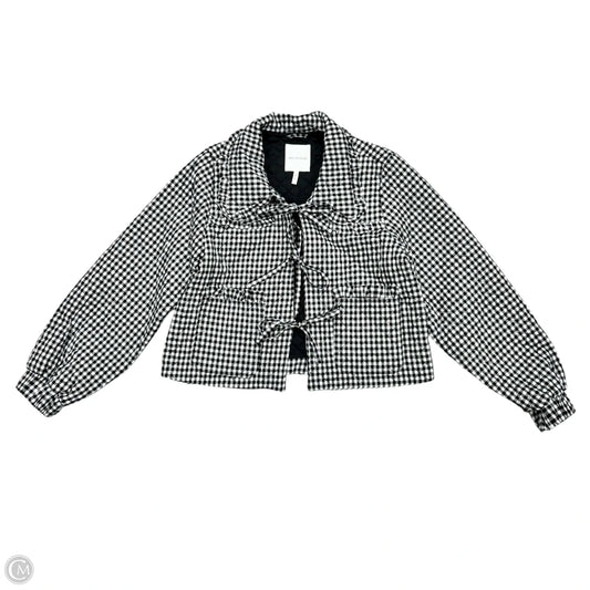 Jacket Other By Avec Les Filles In Black & White, Size: L