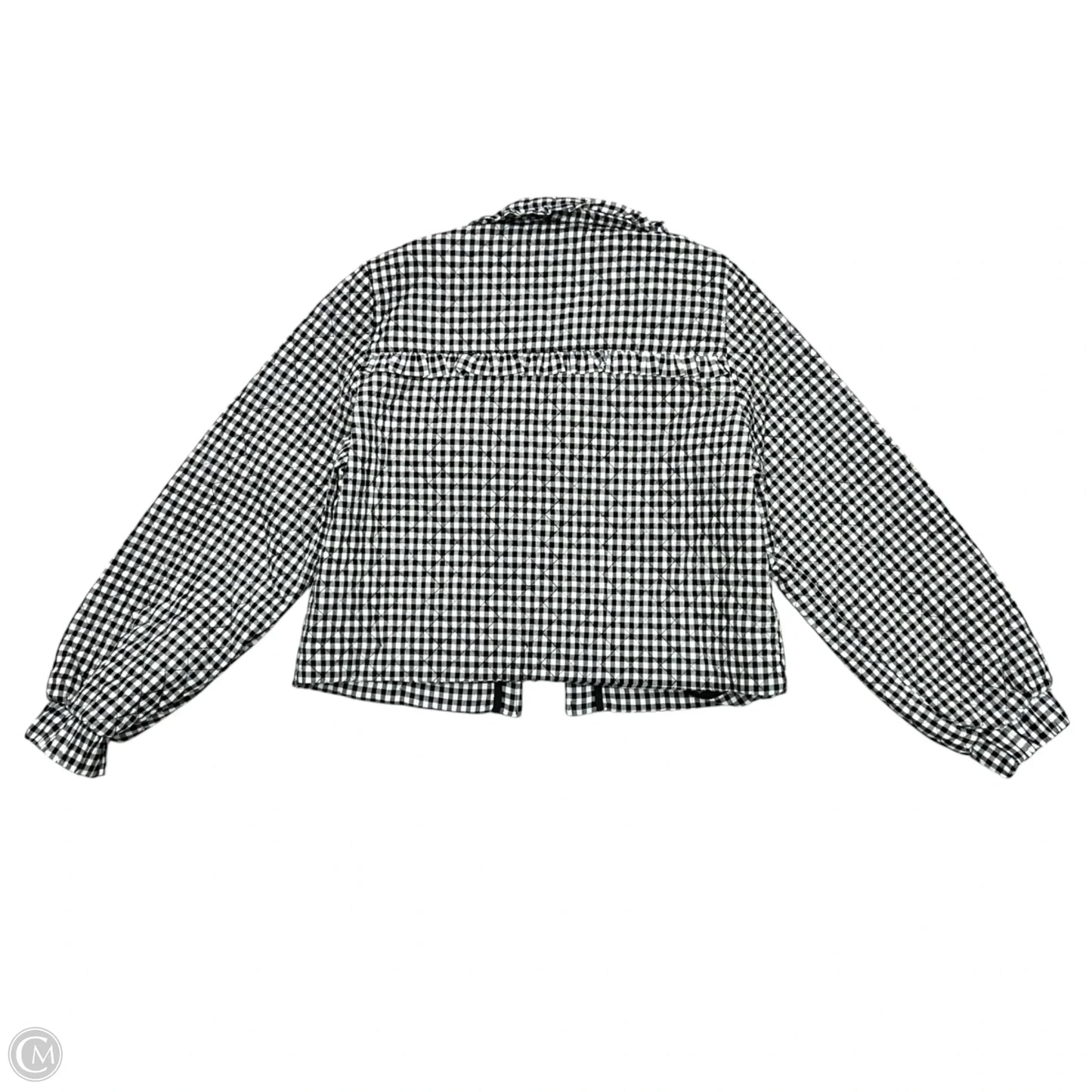 Jacket Other By Avec Les Filles In Black & White, Size: L