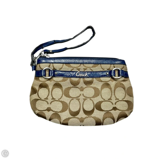 Wristlet Designer By Coach, Size: Small