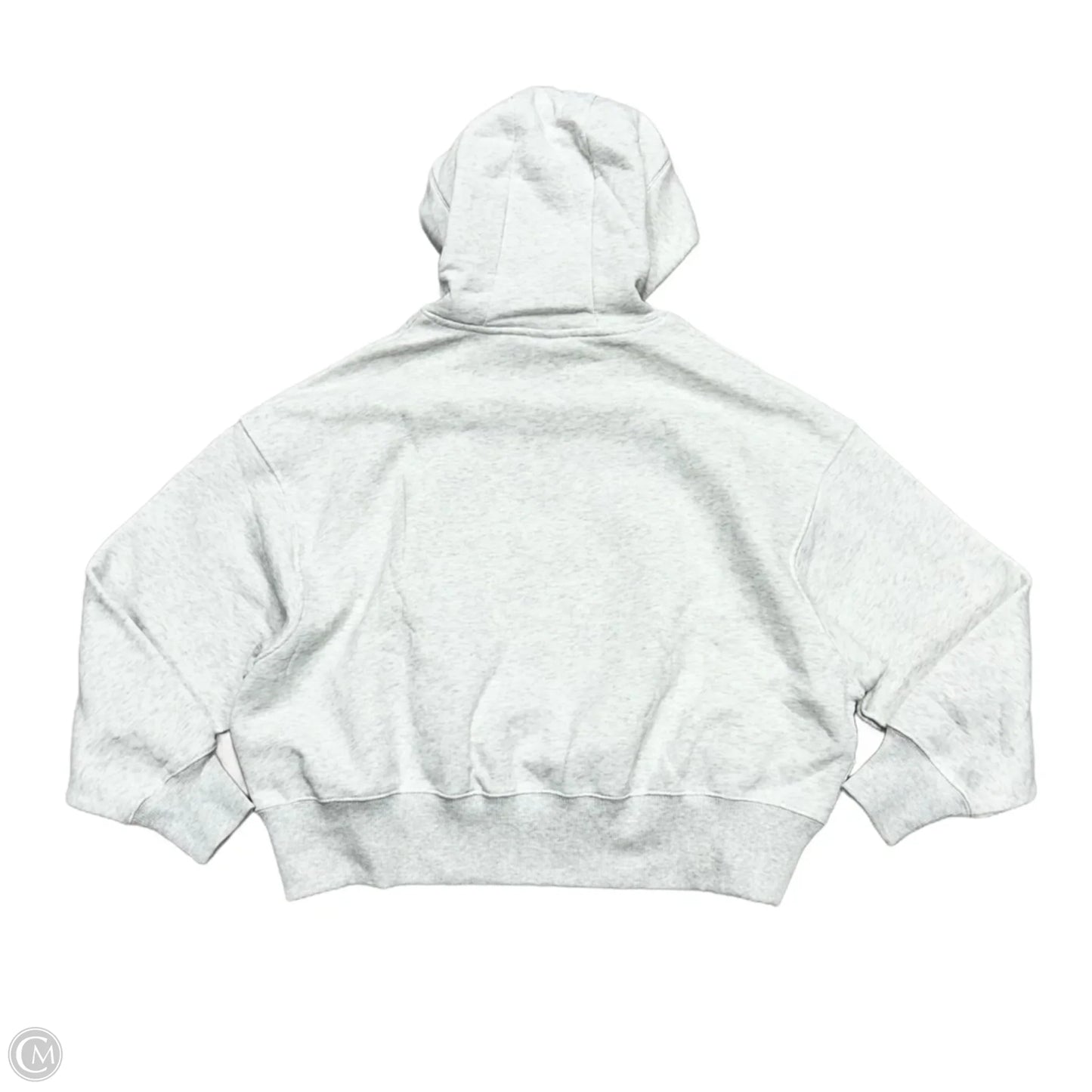 Sweatshirt Hoodie By Nike In Grey, Size: S