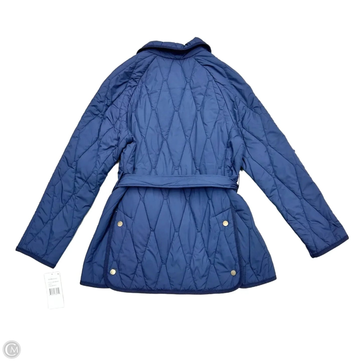 Jacket Puffer & Quilted By Bernardo In Navy, Size: S