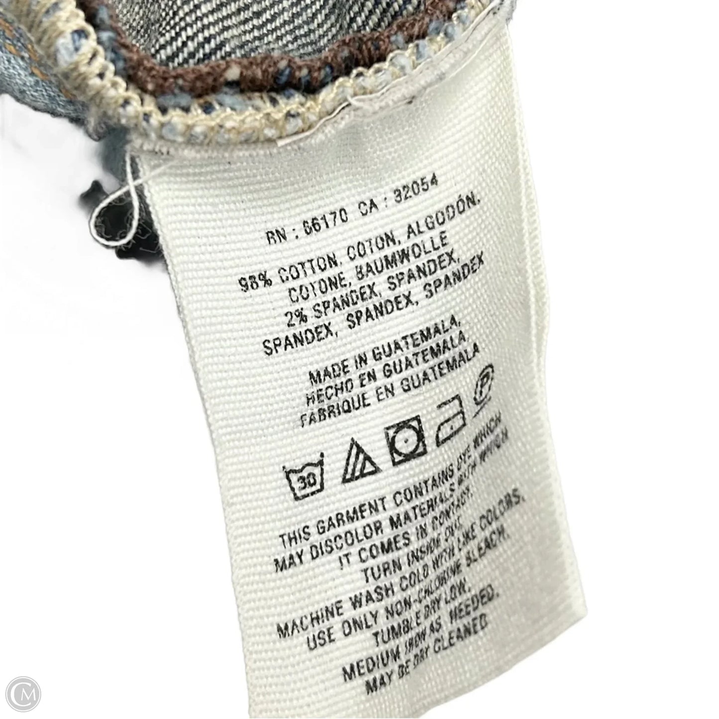 Jeans Straight By Pilcro In Blue Denim, Size: 8