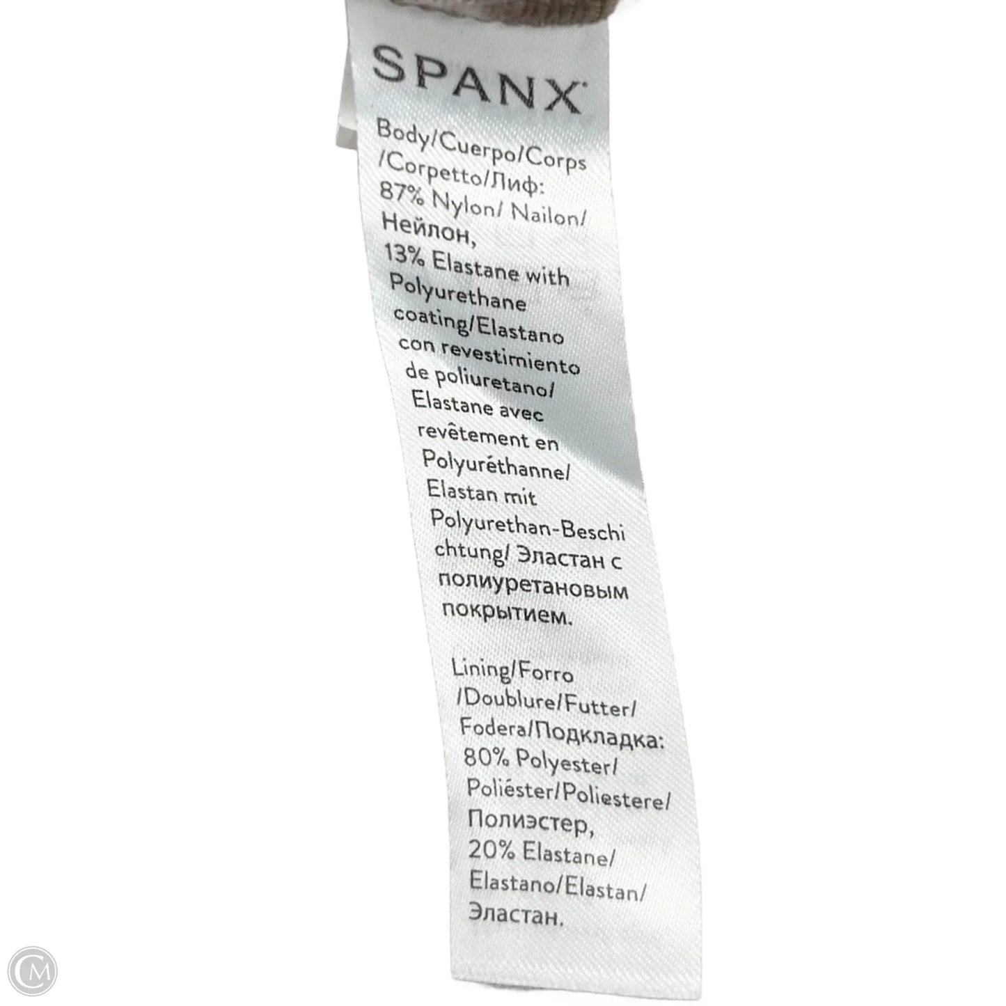 Athletic Leggings By Spanx In Brown, Size: M