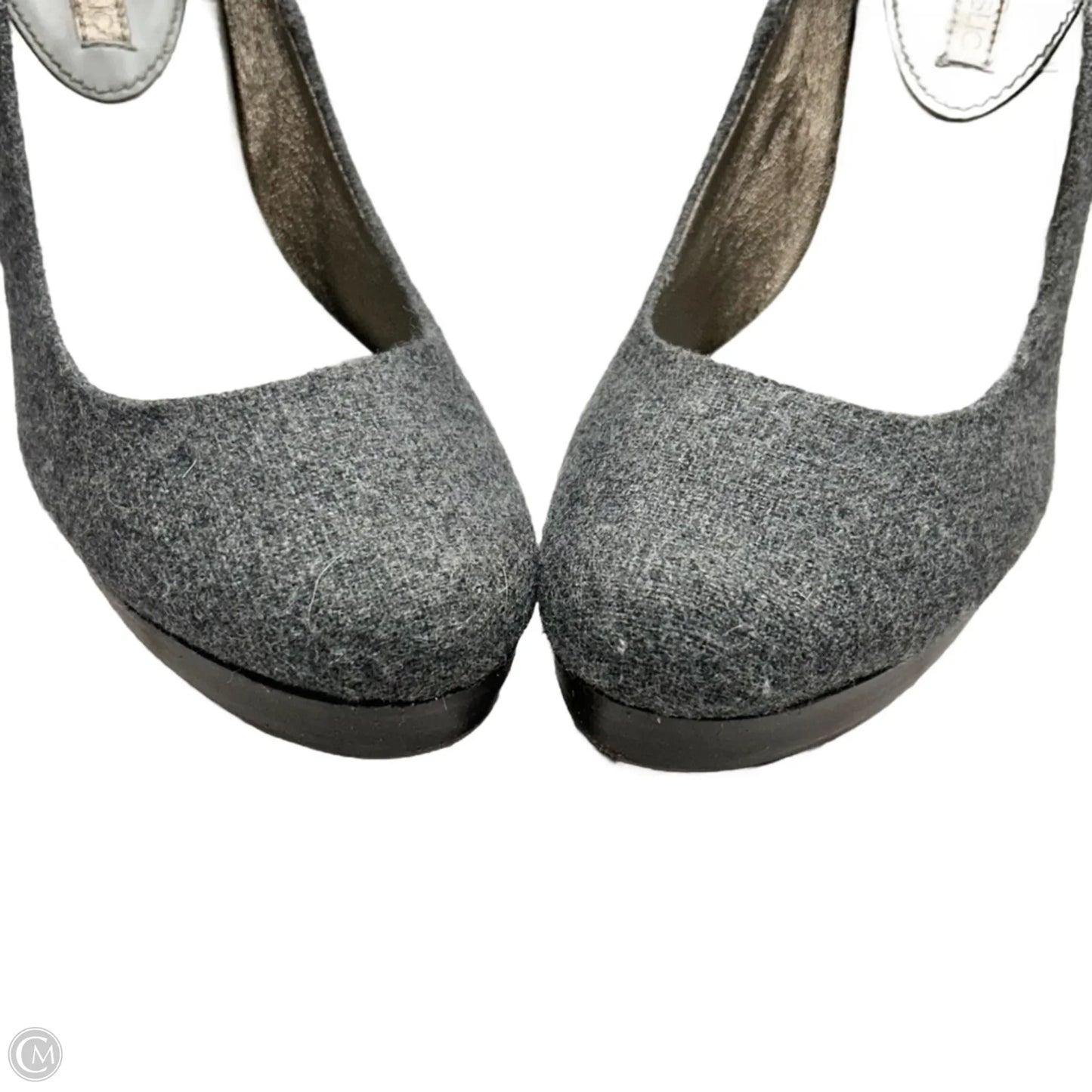 Shoes Heels Block By Banana Republic In Grey, Size: 7.5