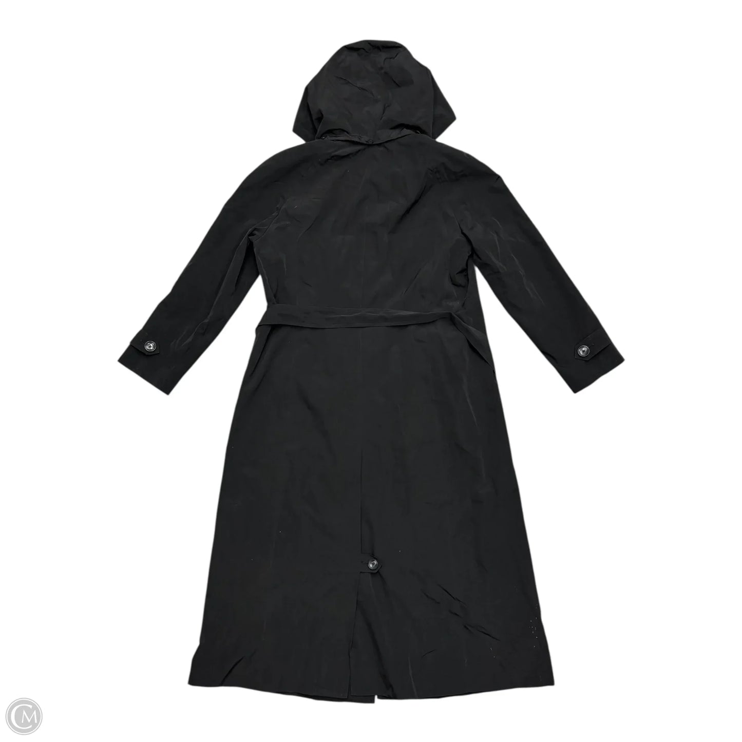 Coat Trench Coat By London Fog In Black, Size: L
