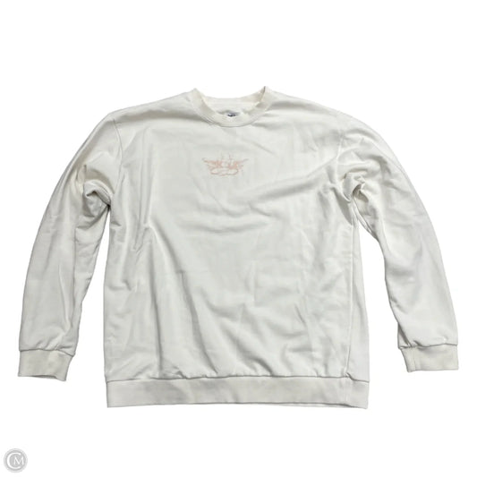 Sweatshirt Crewneck By Boys Lie In White, Size: Osfm