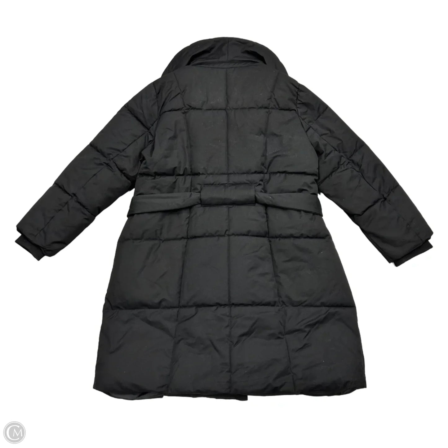 Coat Puffer & Quilted By Anne Klein In Black, Size: Xl
