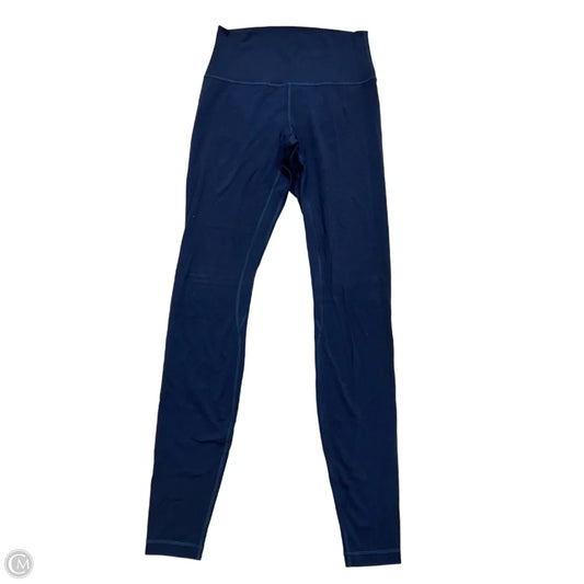 Athletic Leggings By Lululemon In Navy, Size: 6