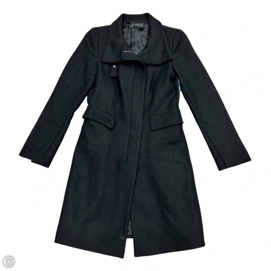 Coat Trench Coat By Zara Women In Black, Size: M
