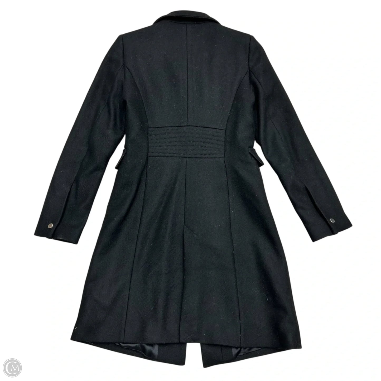 Coat Trench Coat By Zara Women In Black, Size: M