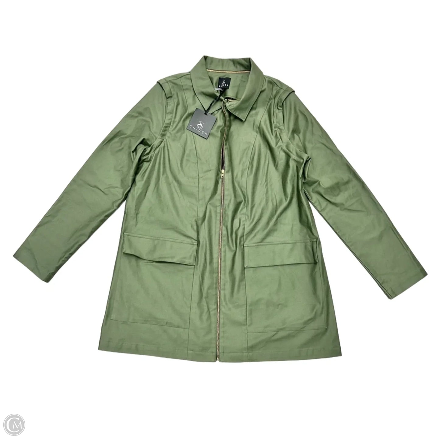 Jacket Other By Snider In Green, Size: M