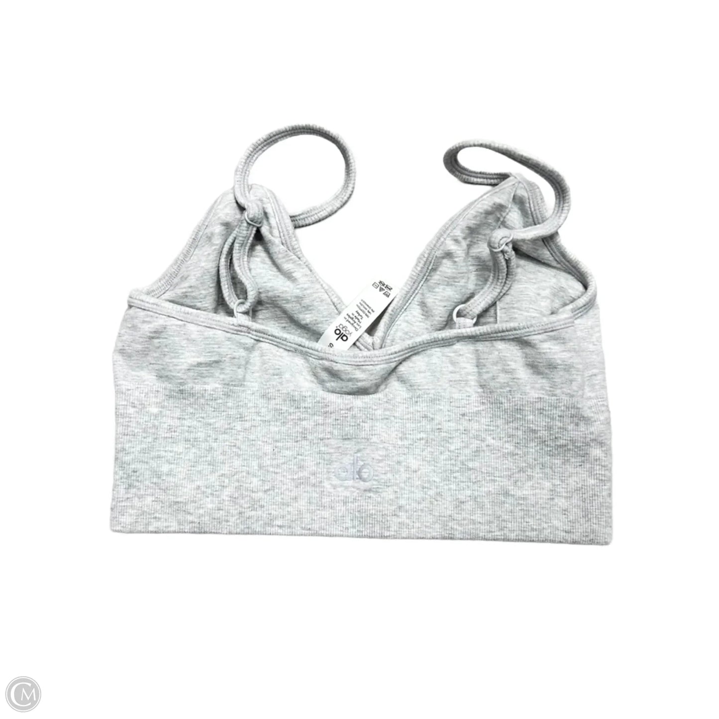 Athletic Bra By Alo In Grey, Size: S