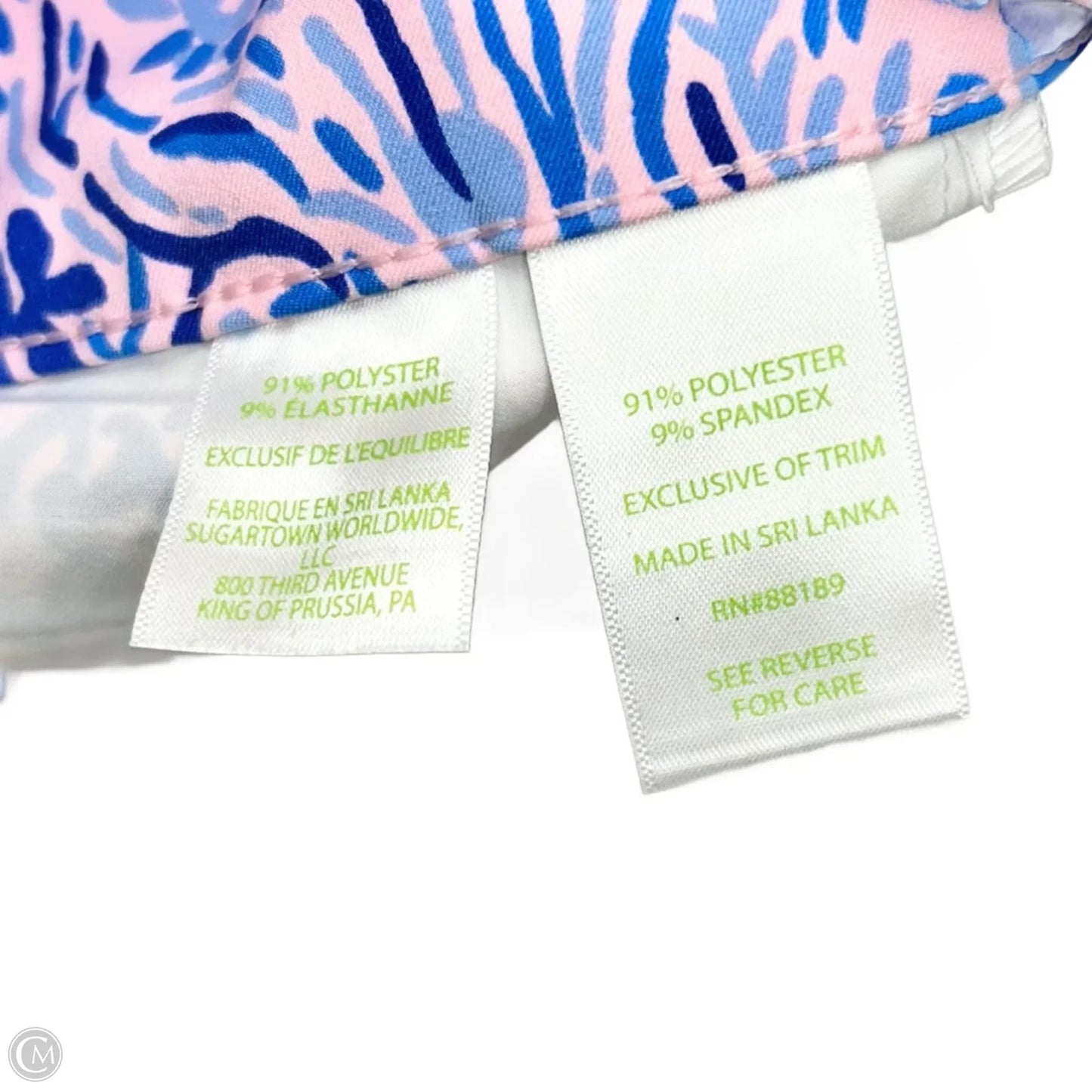 Pants Designer By Lilly Pulitzer In Blue & Pink, Size: 2