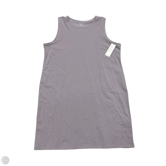 Dress Casual Midi By Eileen Fisher In Purple, Size: 1x