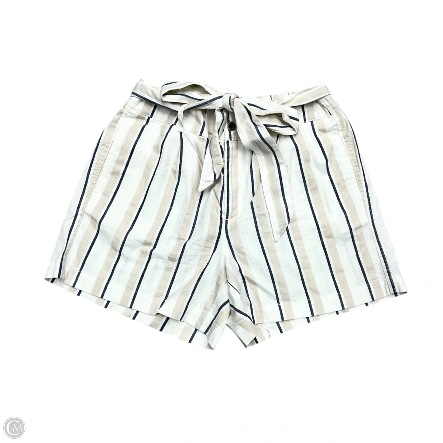 Shorts By Loft In Tan & White, Size: S
