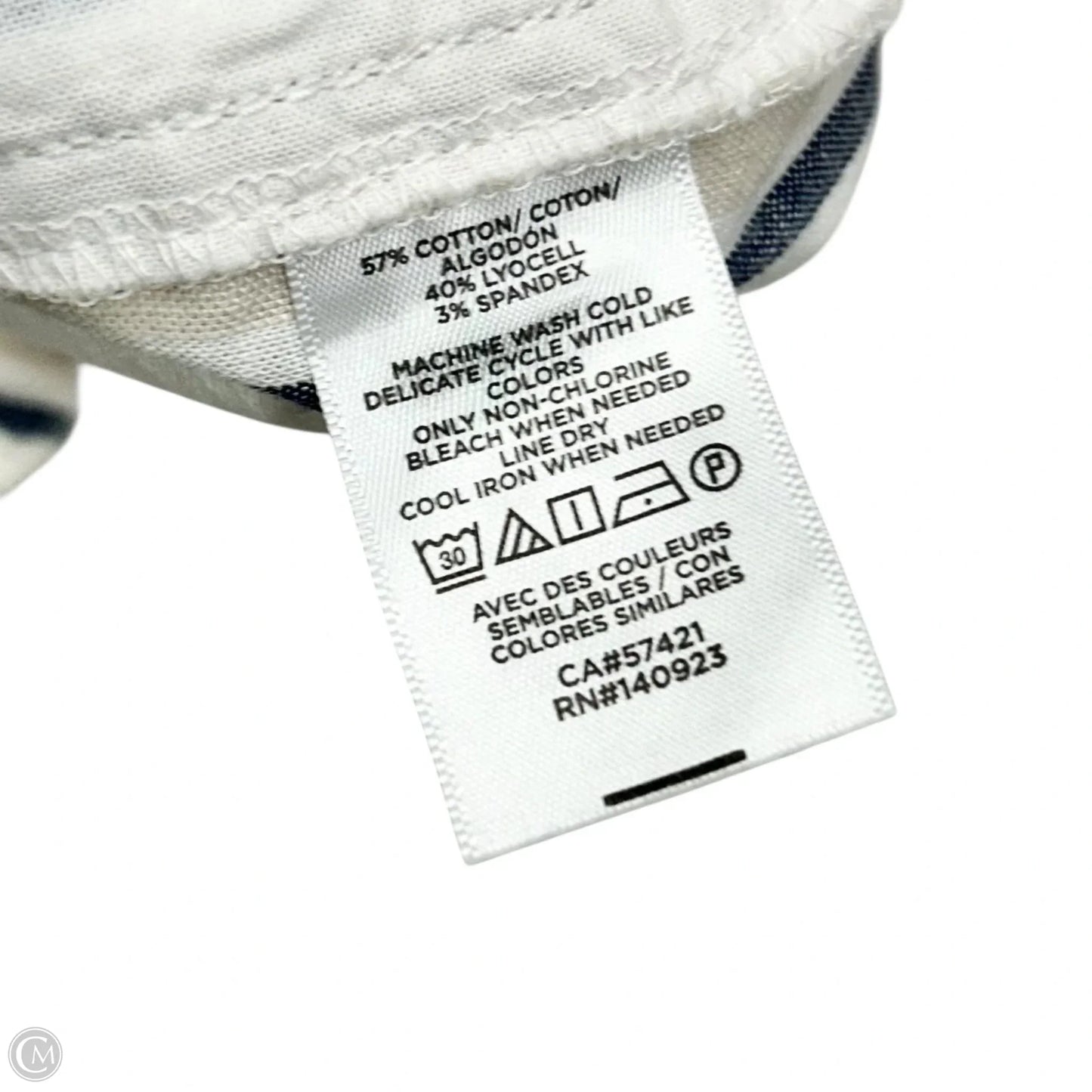 Shorts By Loft In Tan & White, Size: S