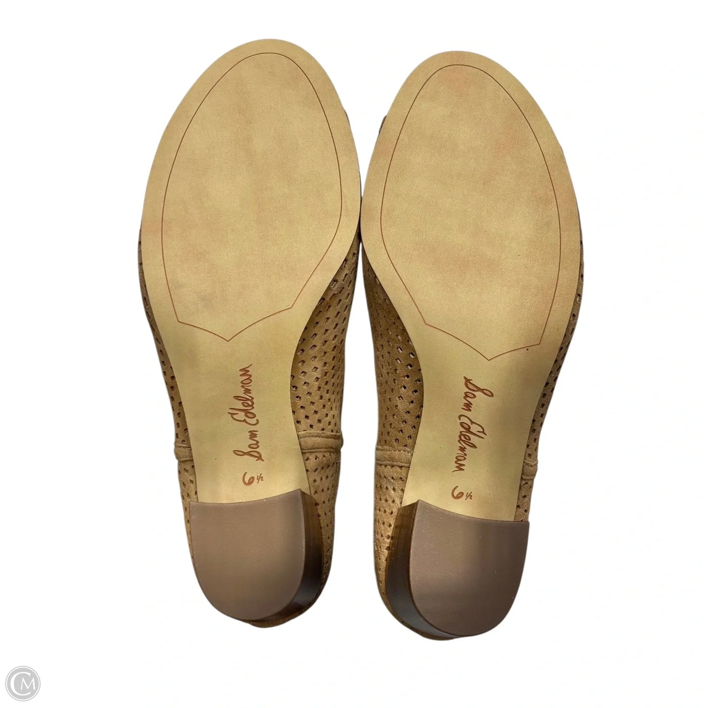 Boots Leather By Sam Edelman In Tan, Size: 6.5