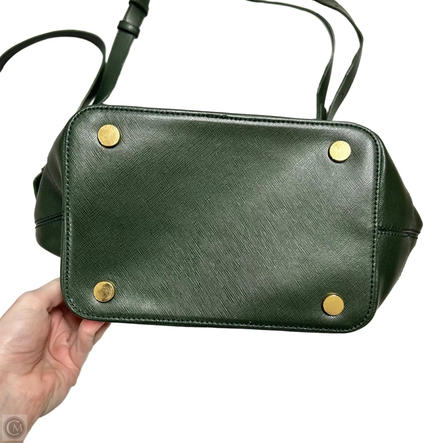 Handbag Leather By Isaac Mizrahi, Size: Medium