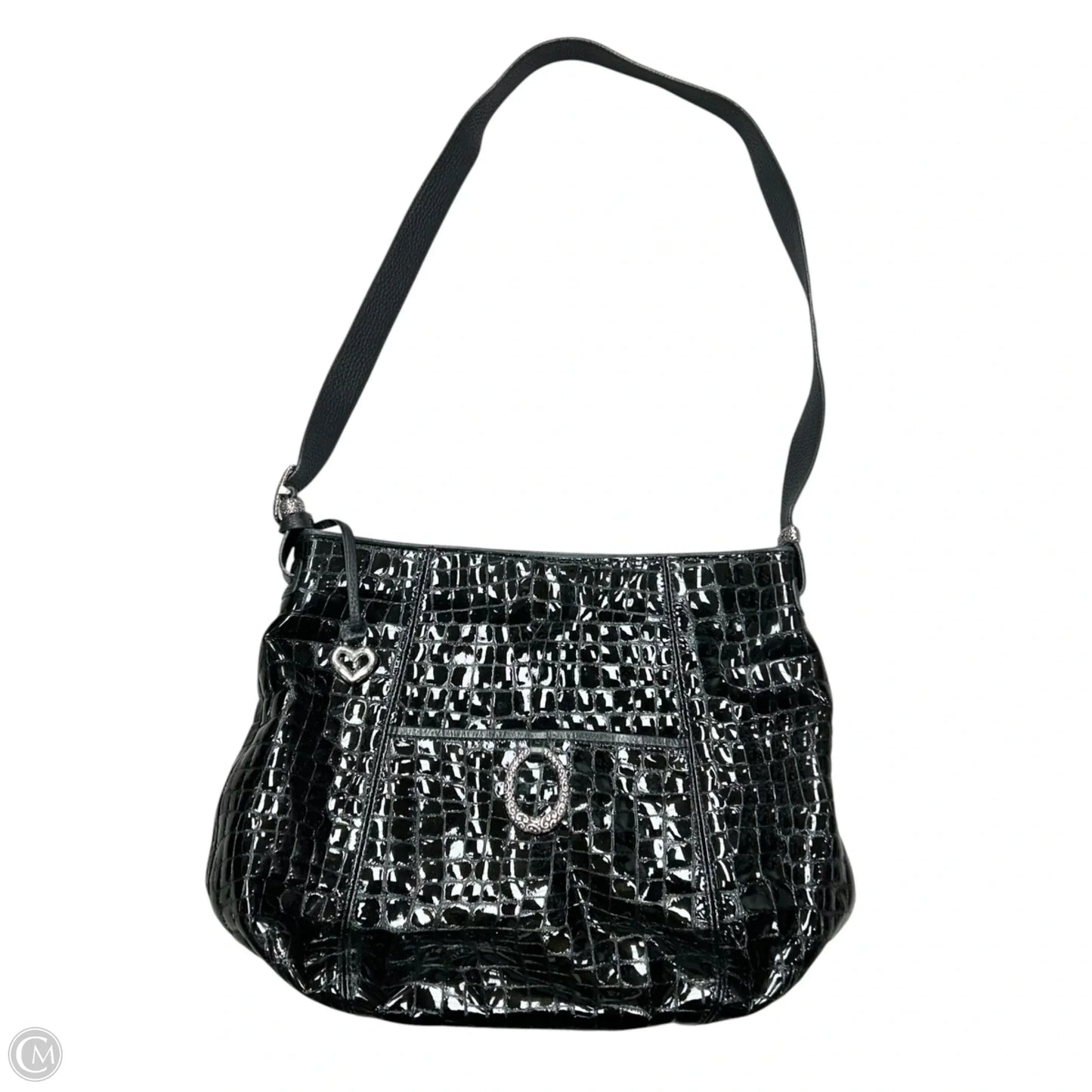 Handbag Leather By Brighton, Size: Large