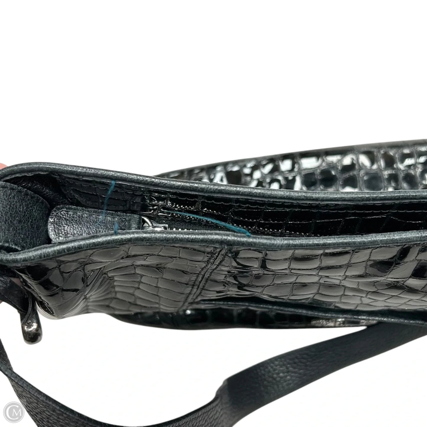 Handbag Leather By Brighton, Size: Large