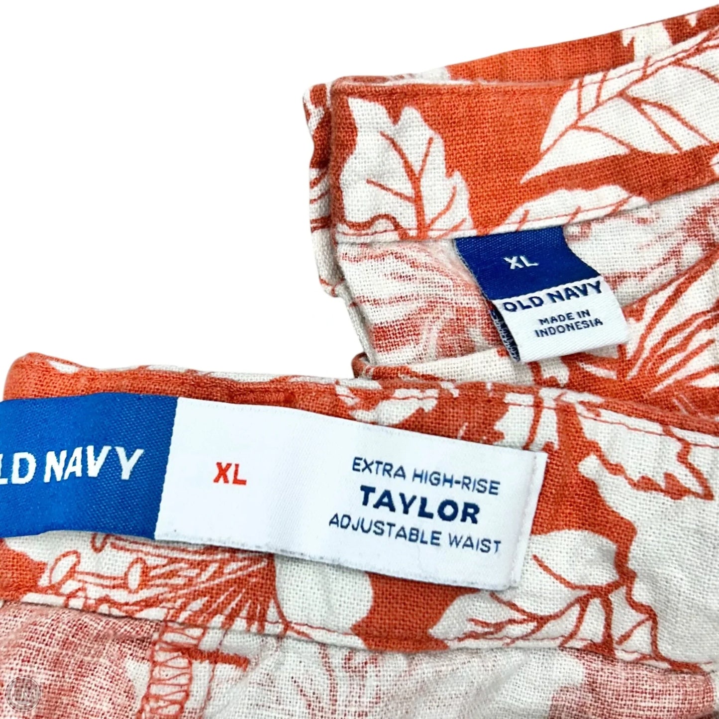 Shorts Set By Old Navy In Orange & White, Size: Xl