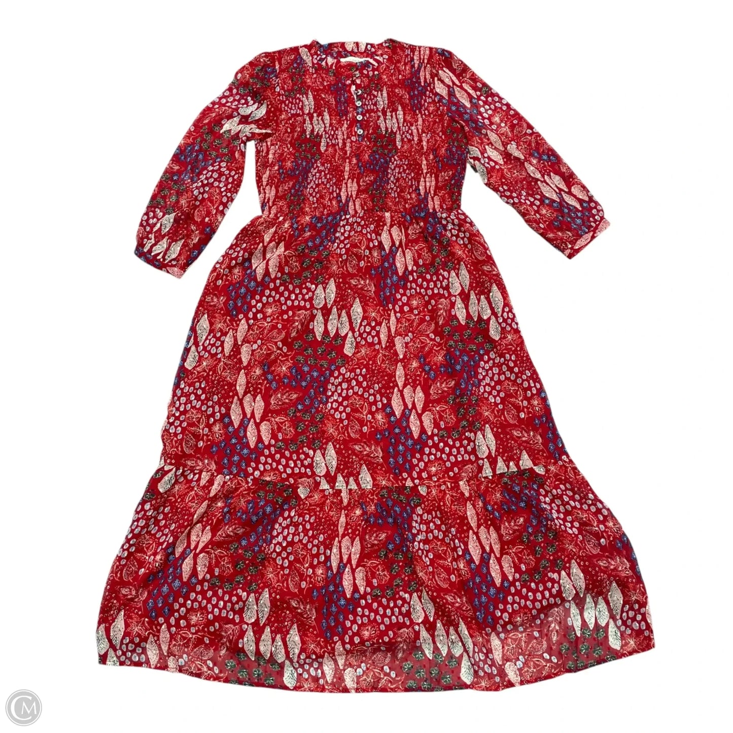 Dress Casual Maxi By Loft In Red, Size: M