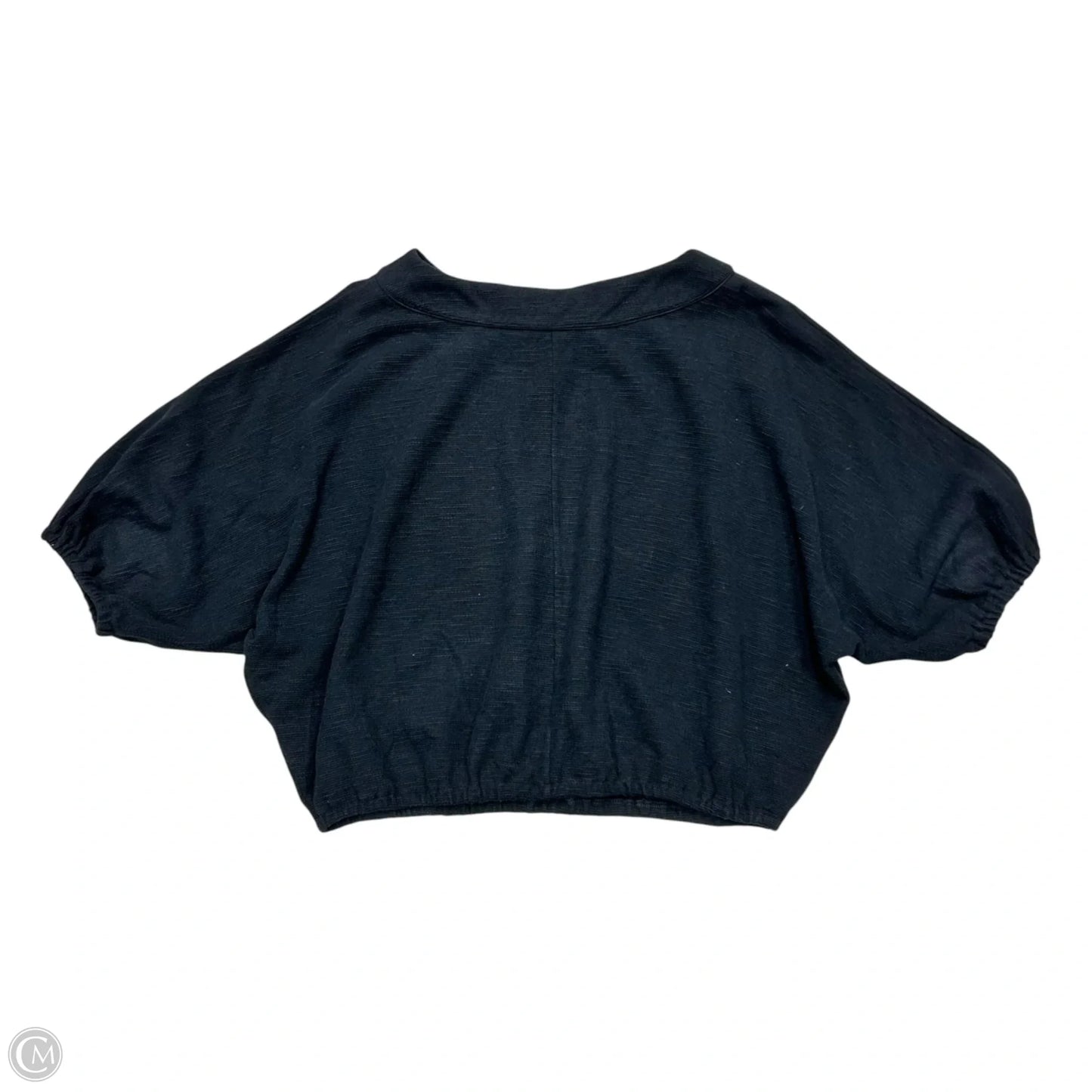 Top 3/4 Sleeve By Anthropologie In Black, Size: L