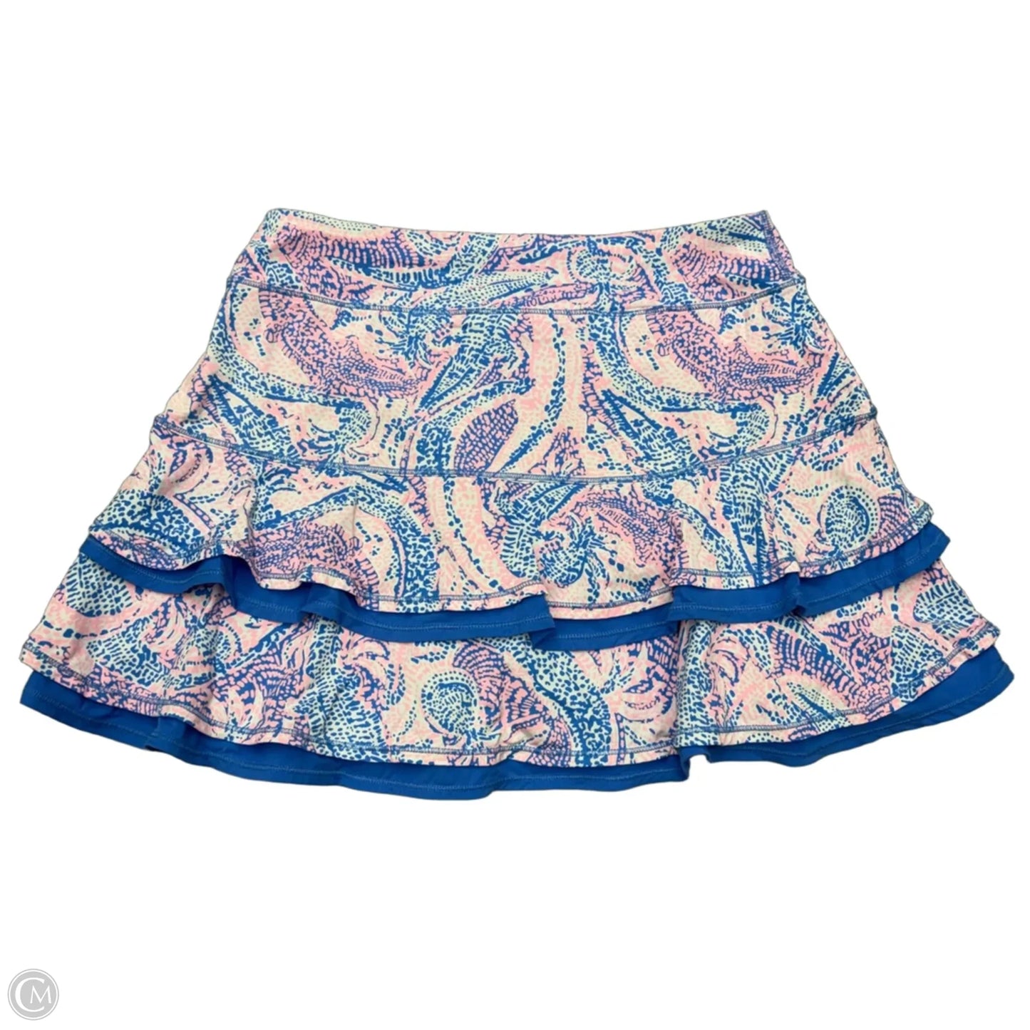 Skort Designer By Lilly Pulitzer In Blue & Pink, Size: S