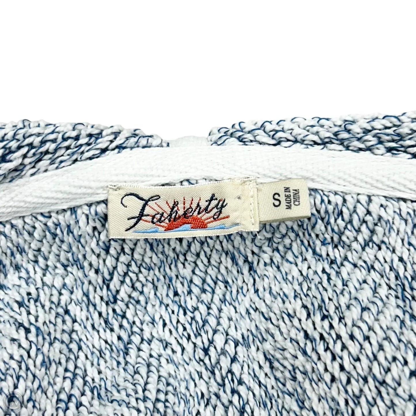 Sweatshirt Hoodie By Faherty In Blue, Size: S