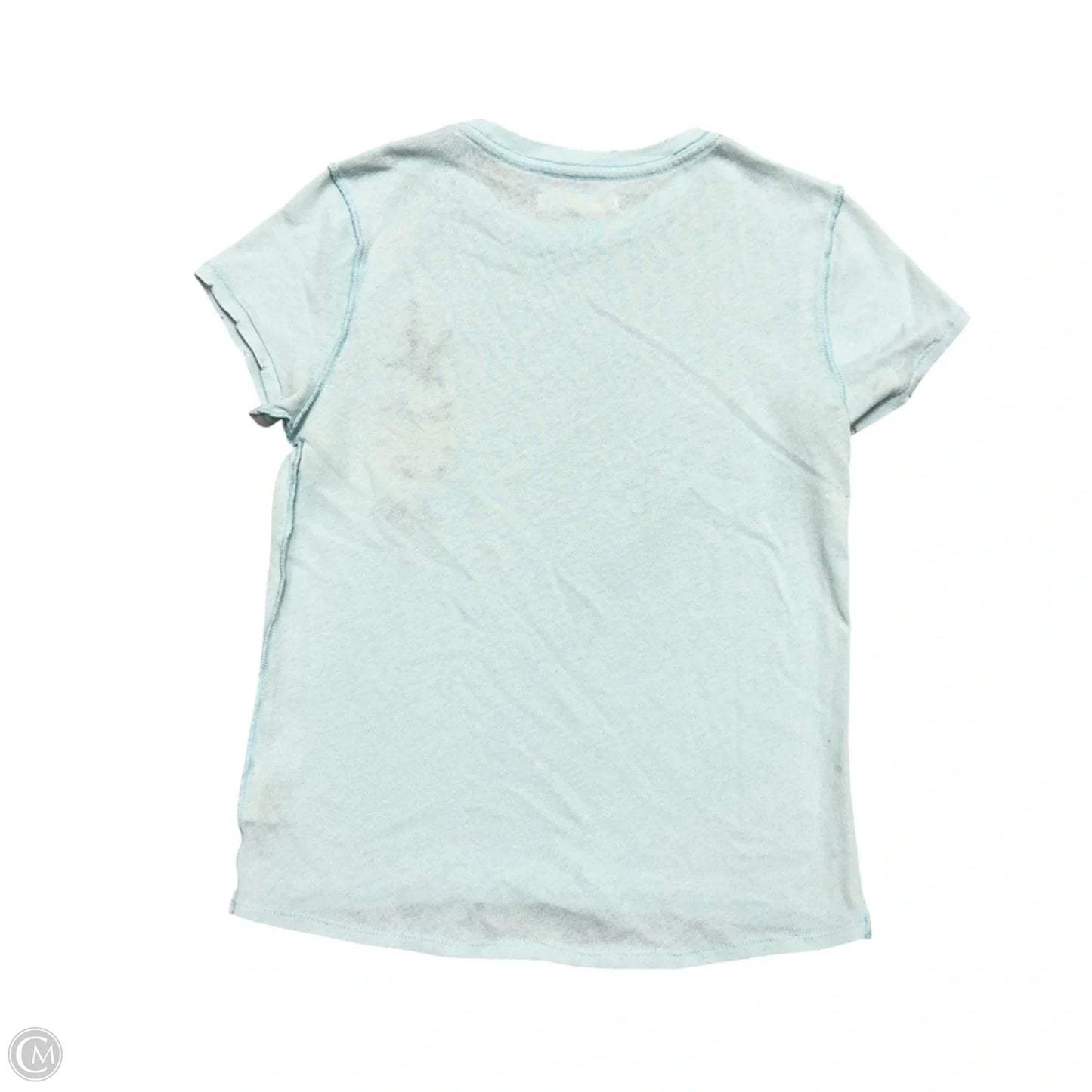 Top Short Sleeve By We The Free In Aqua, Size: Xs