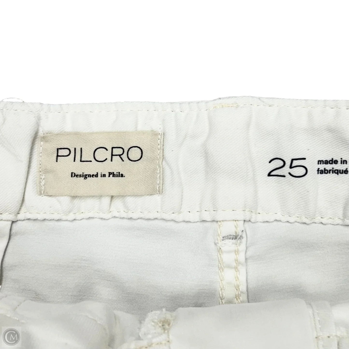 Jeans Straight By Pilcro In White Denim, Size: 2