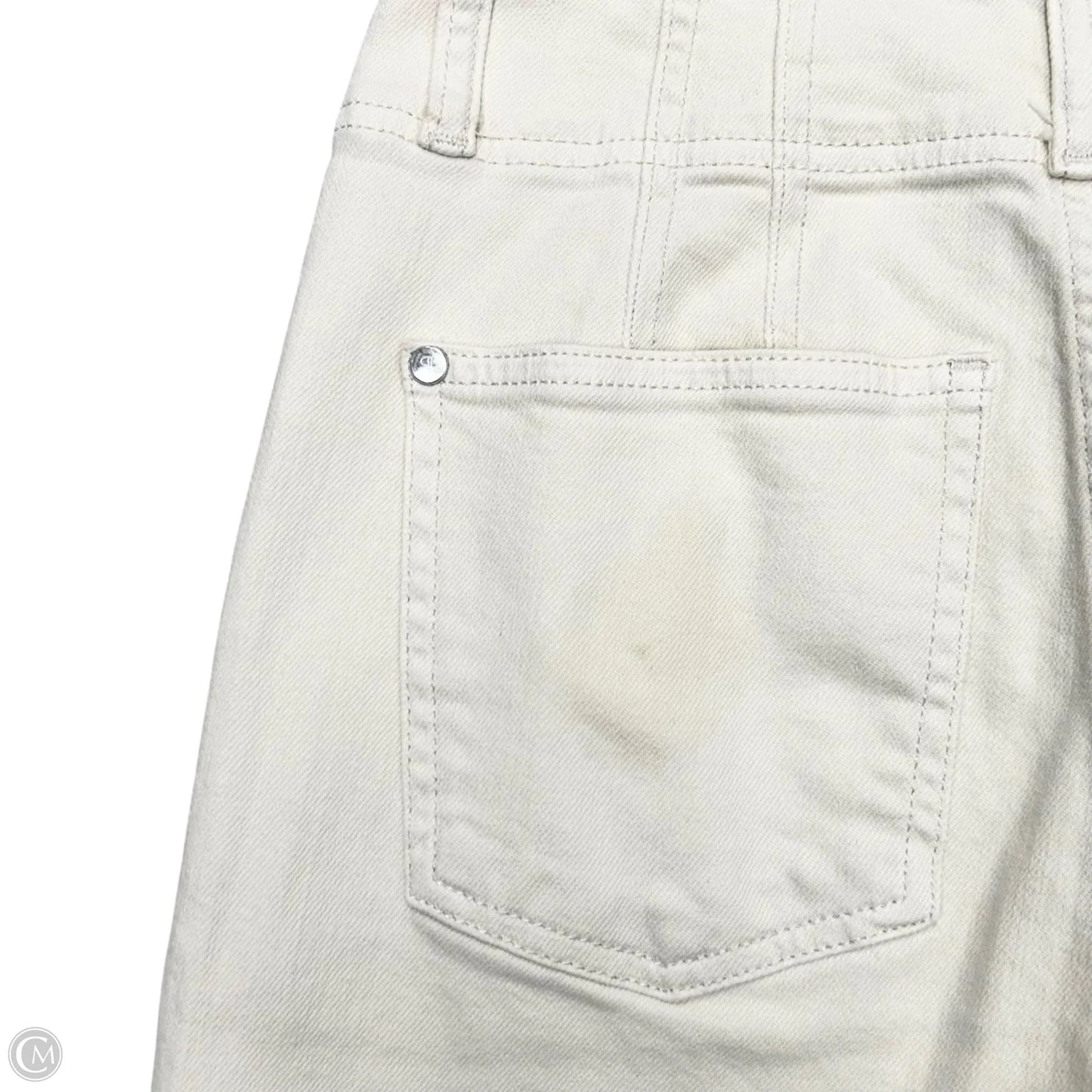 Jeans Wide Leg By Pilcro In Cream Denim, Size: 2