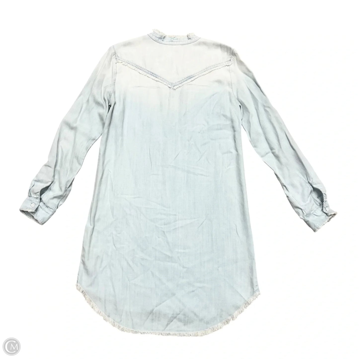 Dress Casual Midi By Cloth & Stone In Blue Denim, Size: Xs