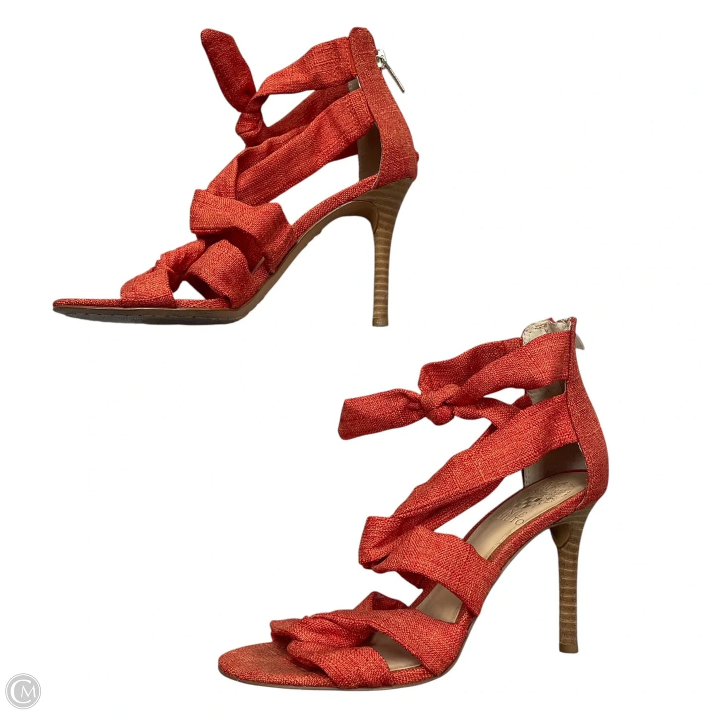 Shoes Heels Stiletto By Vince Camuto In Orange, Size: 7