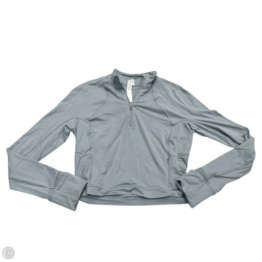 Athletic Jacket By Lululemon In Grey, Size: M