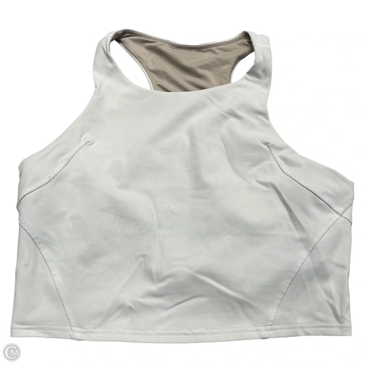 Athletic Bra By Lululemon In White, Size: Xl