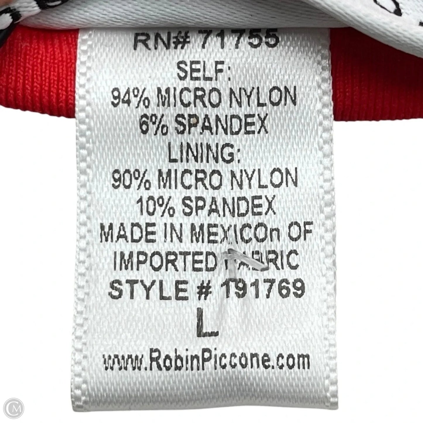Swimsuit Bottom By Robin Piccone In Red, Size: L