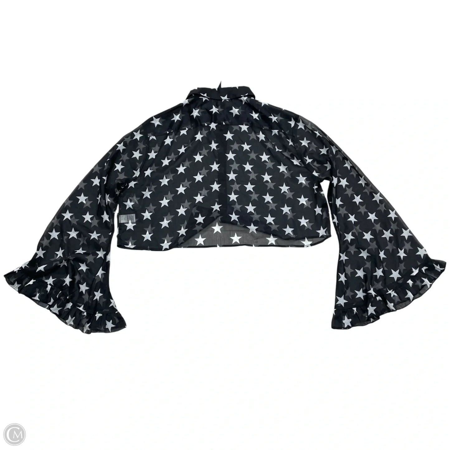 Top Long Sleeve By Lala In Black & White, Size: L/Xl