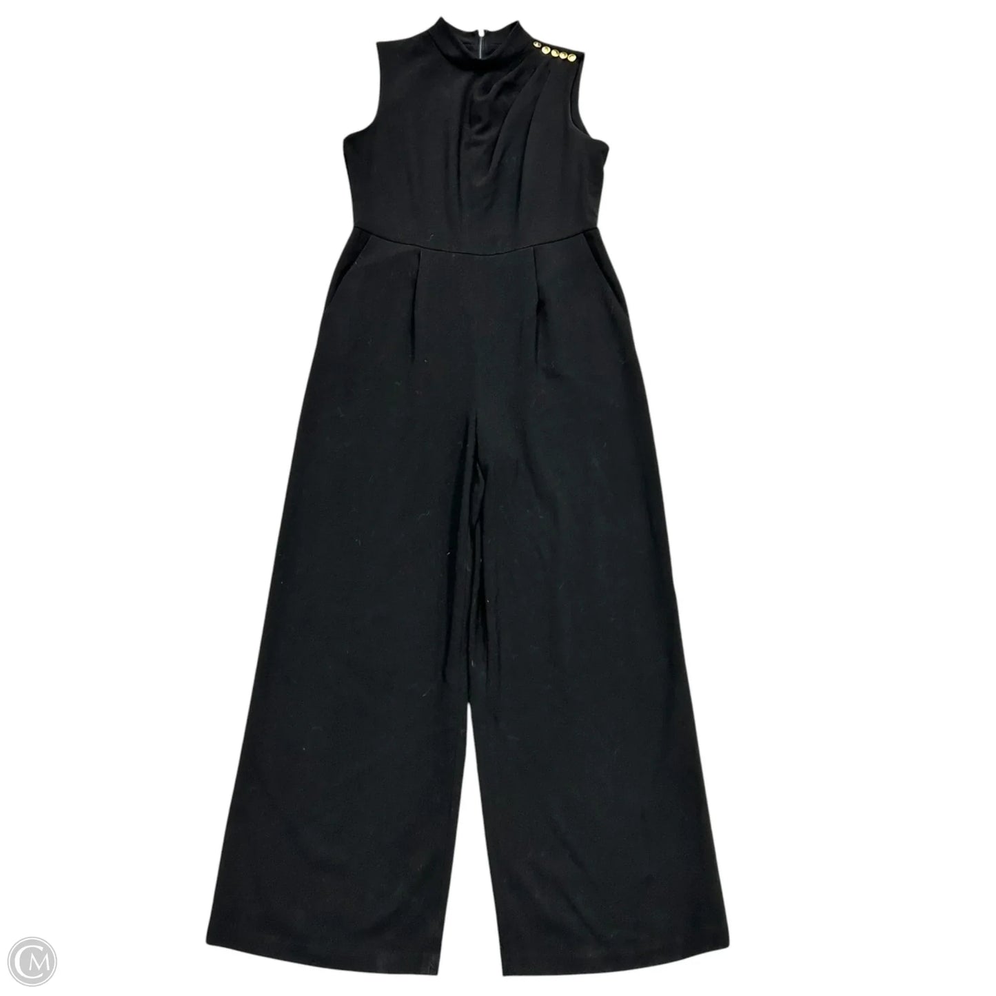 Jumpsuit By Donna Karan In Black, Size: L
