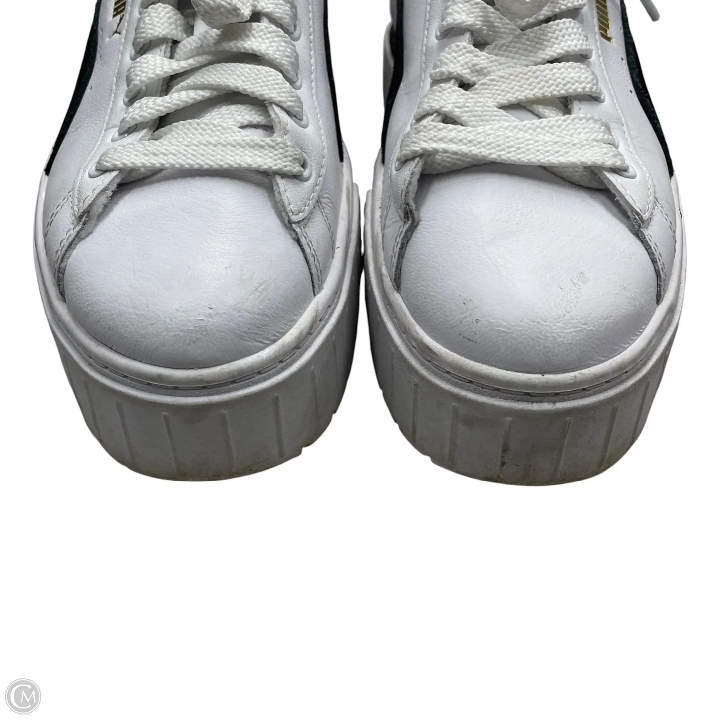 Shoes Sneakers By Puma In Black & White, Size: 8