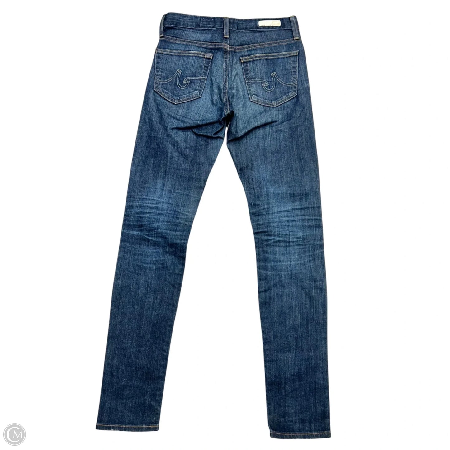 Jeans Skinny By Ag Jeans In Blue Denim, Size: 2