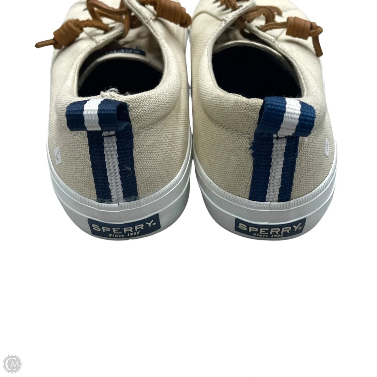 Shoes Sneakers By Sperry In Cream, Size: 10