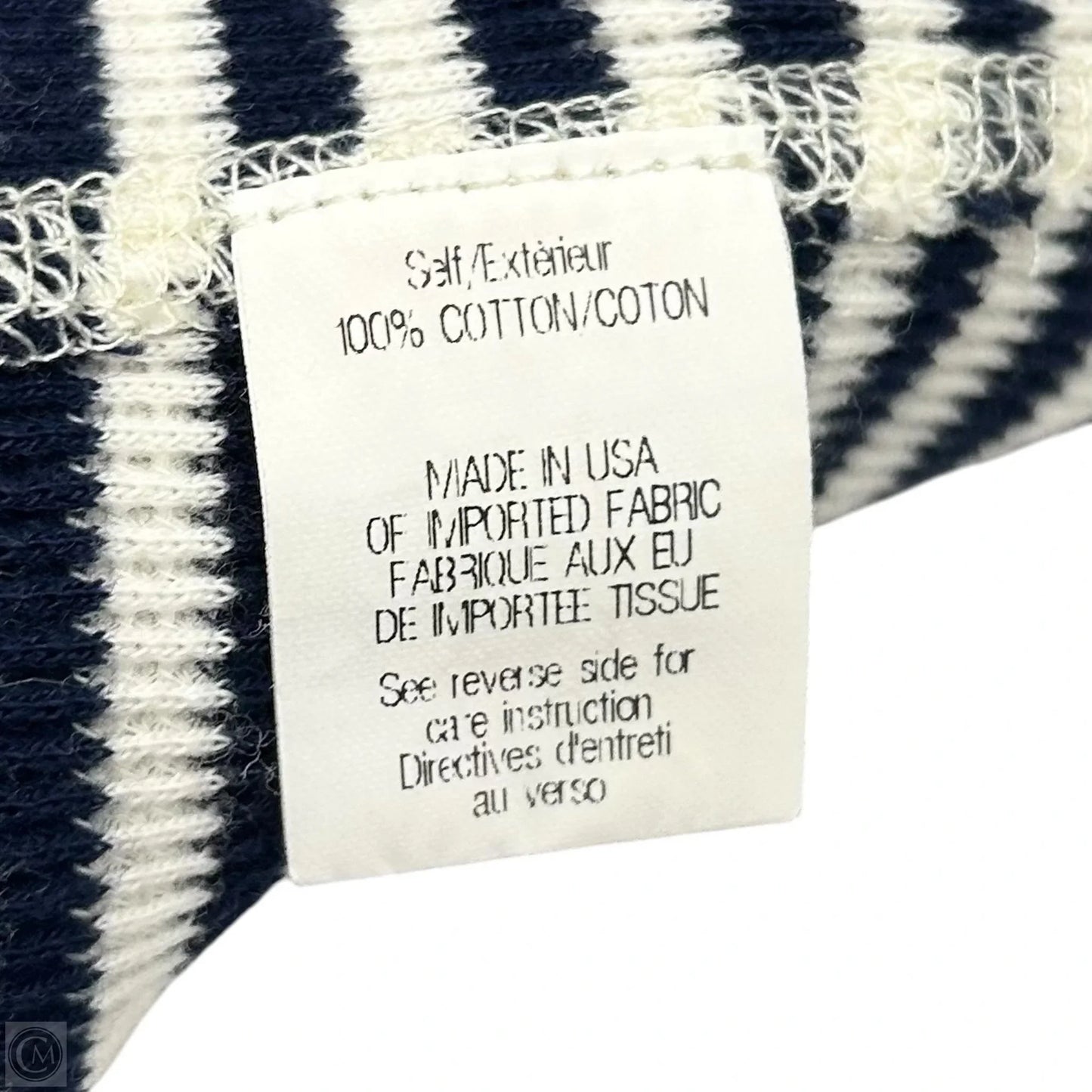 Dress Casual Short By Theory In Blue & White, Size: M
