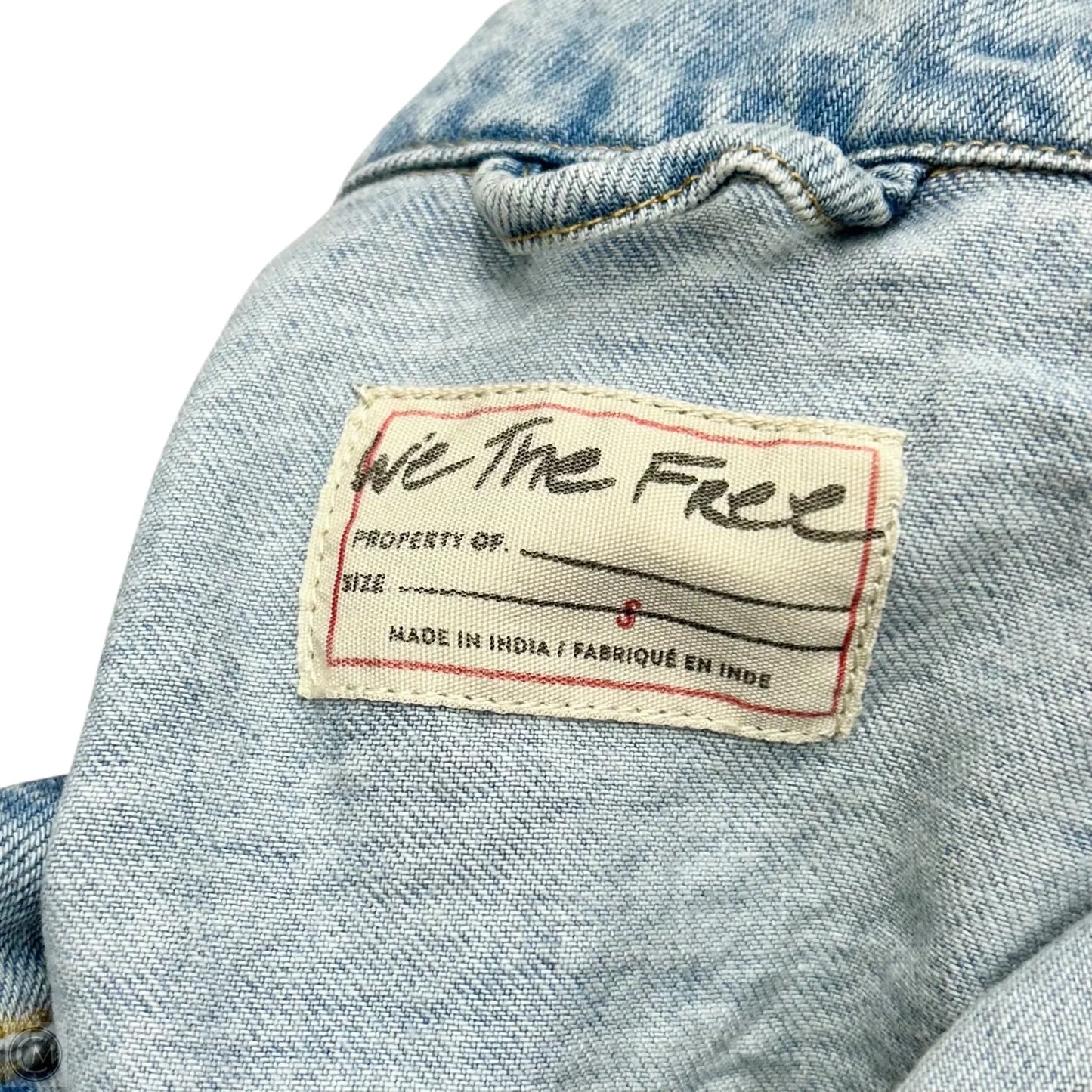 Jacket Denim By We The Free In Blue Denim, Size: S