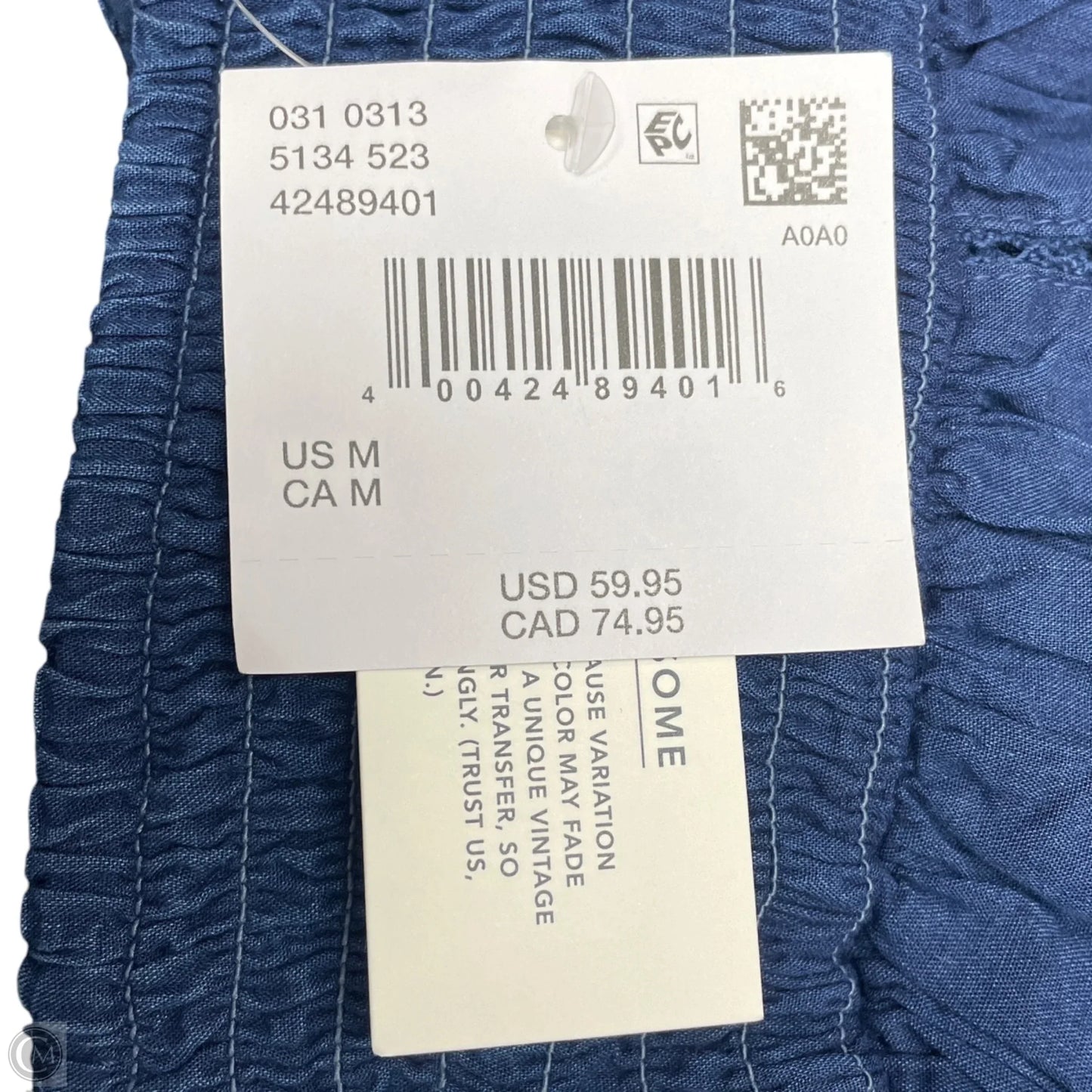 Skirt Midi By American Eagle In Blue, Size: M